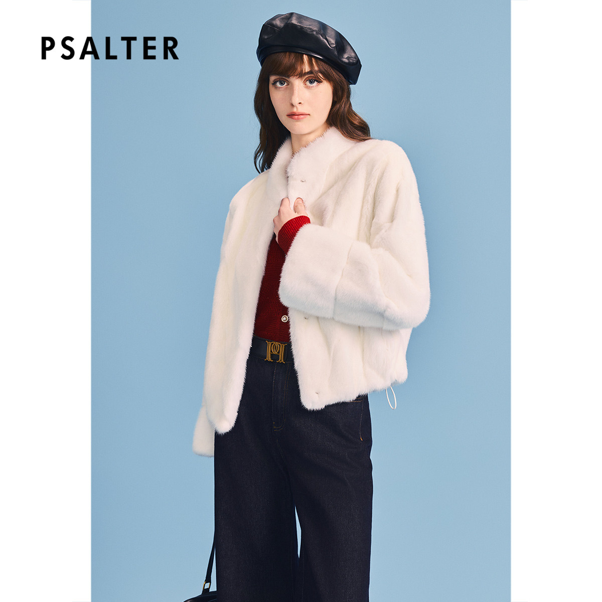 【整貂】诗篇专选经典奢华立领短款水貂外套整貂皮草2025冬款