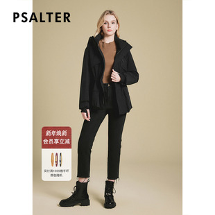 PSALTER诗篇通勤连帽立领防风收腰户外三防鹅绒羽绒服冬款