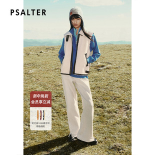 新款 PSALTER诗篇高克重保暖抽绳高腰宽松休闲女裤 2025冬季