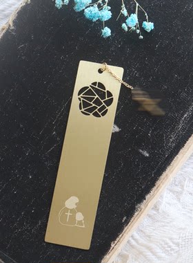 同心同行 祝福书签定制 送朋友感谢祝贺爱你情人节礼物