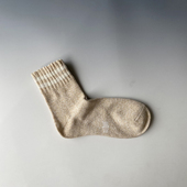 秋冬季 纯色羊毛袜女袜中筒袜简约休闲百搭款 亲肤保暖袜子女肤色