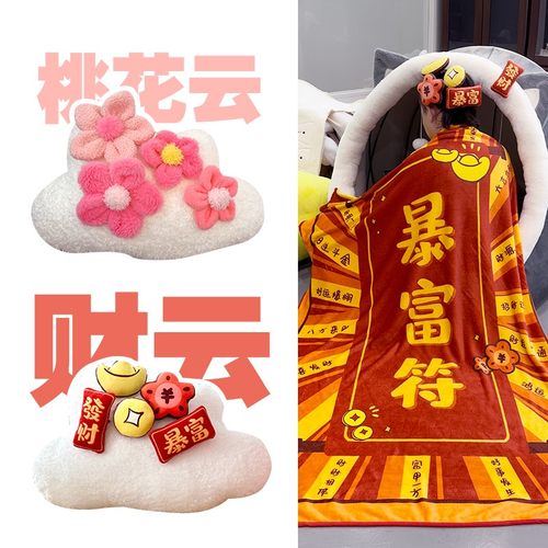 优趣优品逢考必过抱枕被子