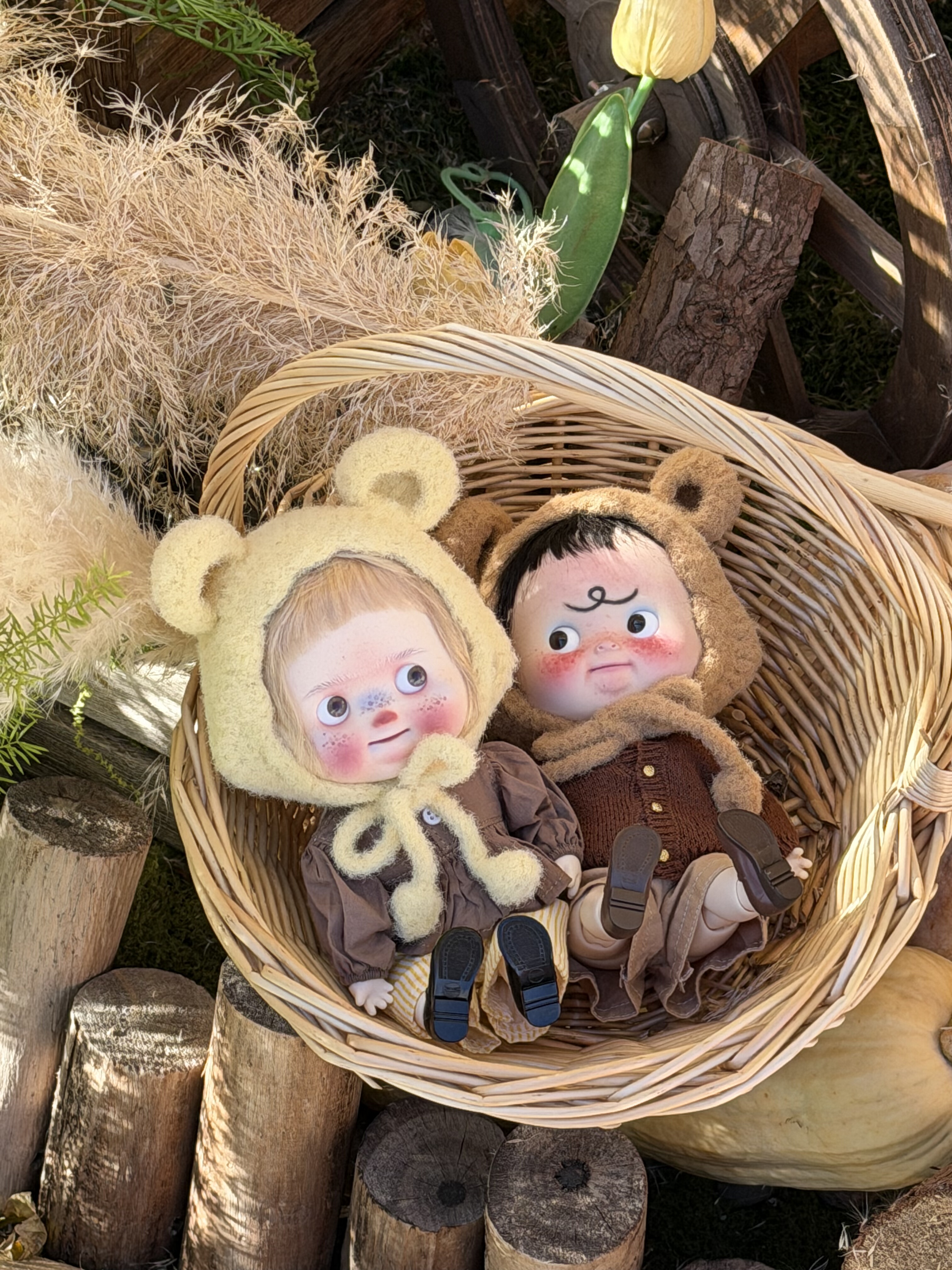 【现货】josh娃用bjd毛线小熊帽