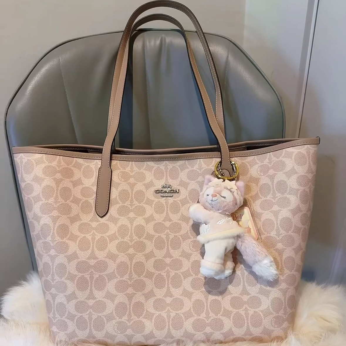 蔻家中托特【city30】 奶茶色---编码A11