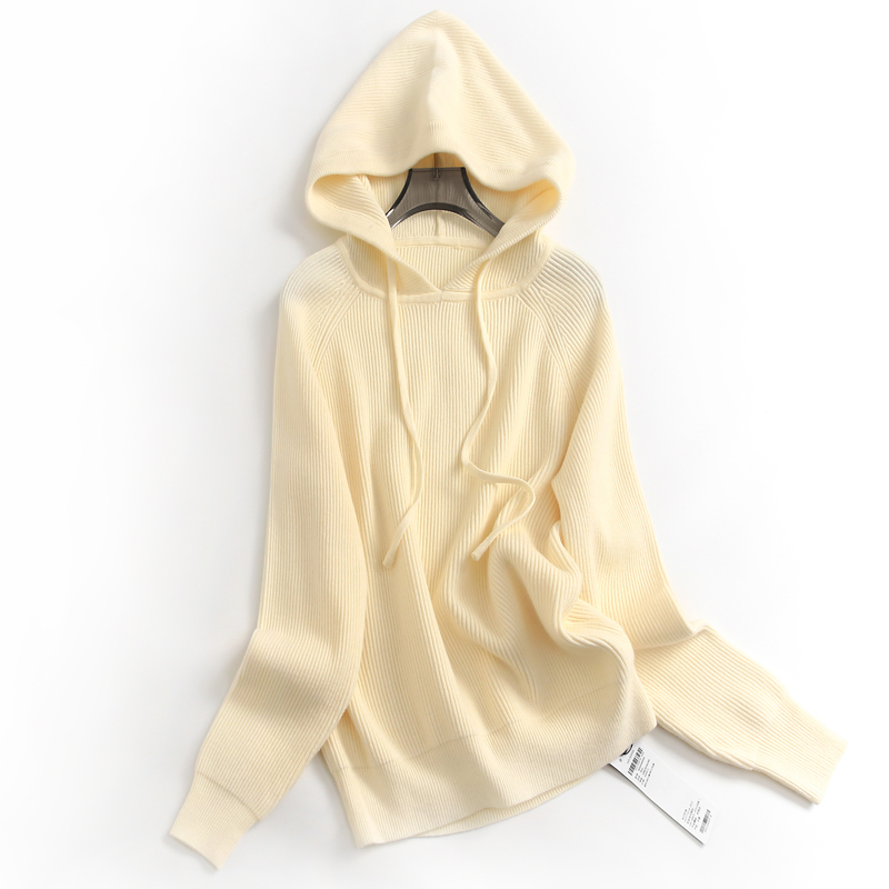 插肩袖2024冬季新款百搭女针织衫