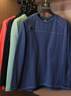 运动系列！一体绒！贴身柔软抗静电秋冬男士户外保暖长袖T恤H101