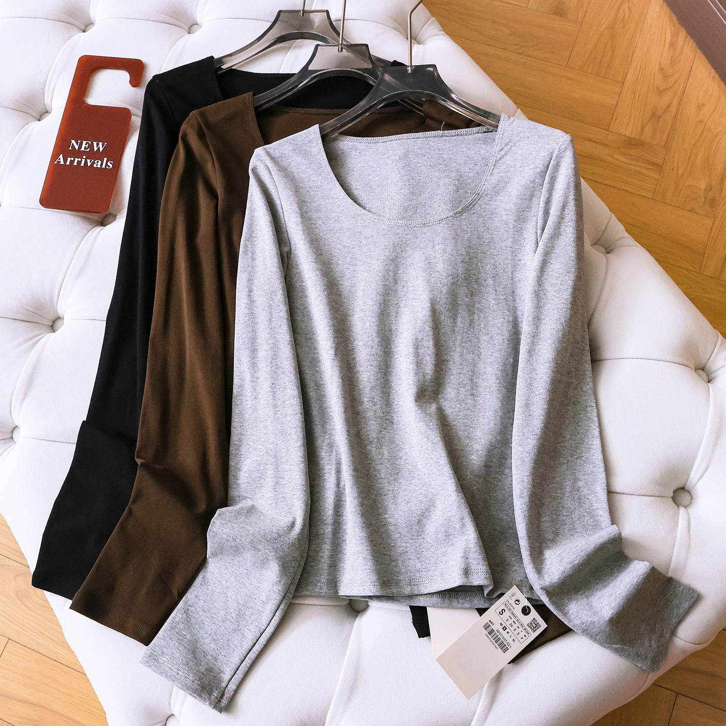 休闲内搭打底衫长袖百搭女装T恤