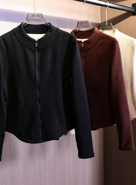 「显瘦小蛮腰」分割线设计显瘦修身立领户外防风长袖女装外套B266