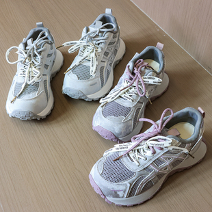 德训鞋内增高老爹鞋女鞋子2026新款厚底松糕小个子休闲鞋E572