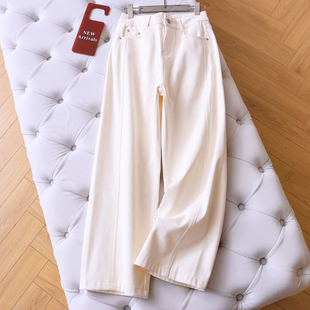 Q338 休闲裤 纯色立裁加绒加厚亲肤保暖高腰宽松阔腿裤 通勤百搭女裤