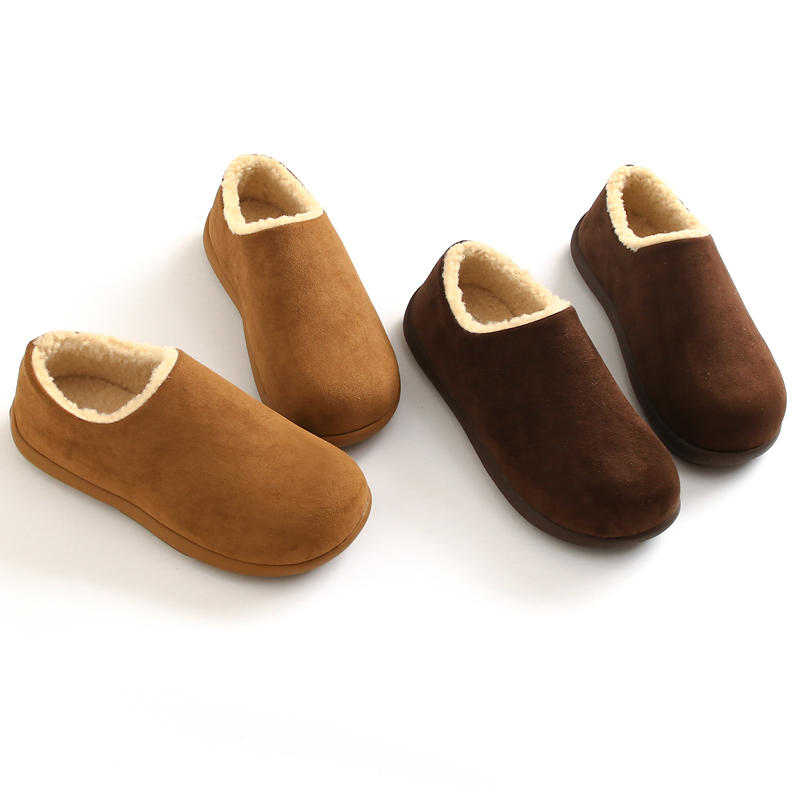 毛毛鞋秋冬外穿一脚蹬保暖棉鞋