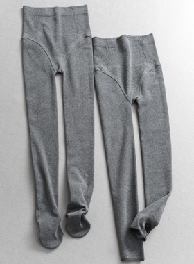 无缝裤袜秋冬款压力瘦腿袜高腰不掉裆连脚打底裤保暖棉裤袜女N021