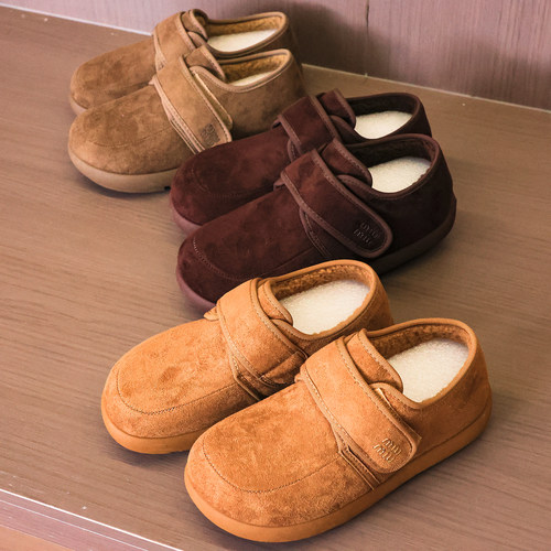 厚底加绒勃肯鞋女雪地靴