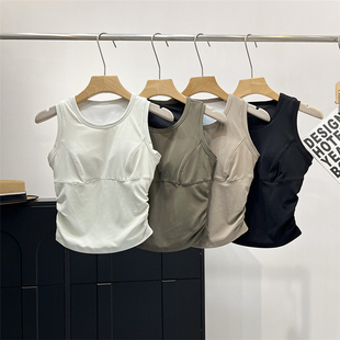 运动内衣防震聚拢瑜伽背心女夏季 普拉提上衣收副乳健身文胸Z438