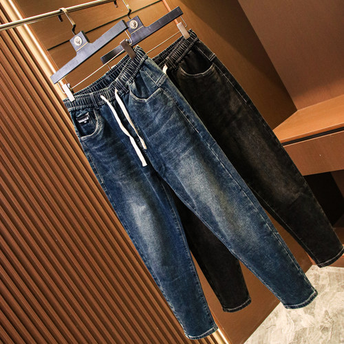 老爹裤百搭休闲男裤牛仔长裤