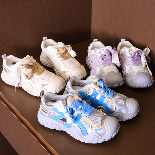 厚底镂空薄款透气休闲女鞋运动鞋