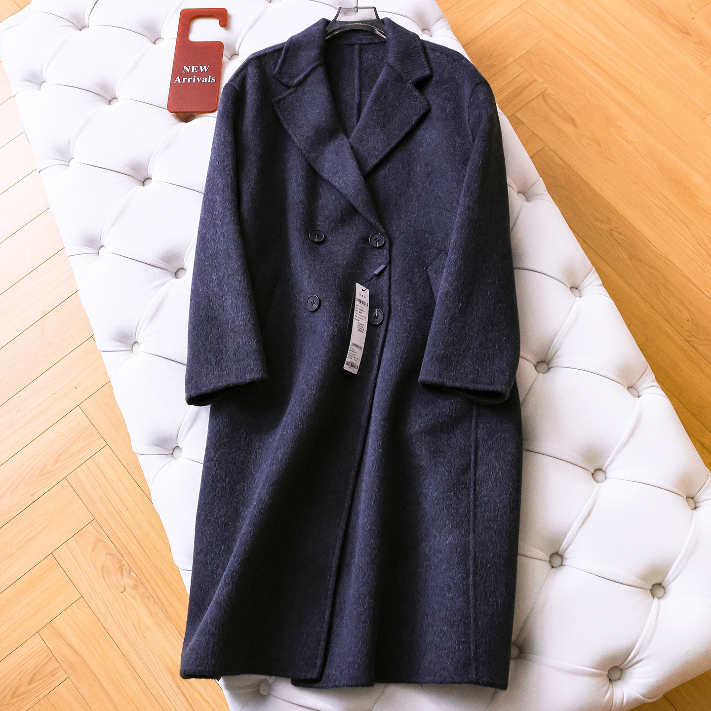 双面呢羊绒大衣过膝长款毛呢外套