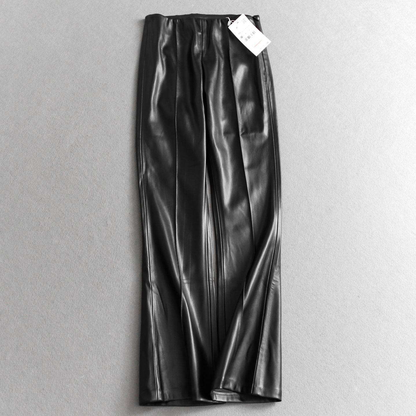 宽松裁制裤保暖女裤休闲裤皮裤