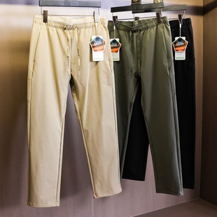休闲长裤 客供五防面料 百搭男士 纯色松紧腰直筒裤 N751 防水透气