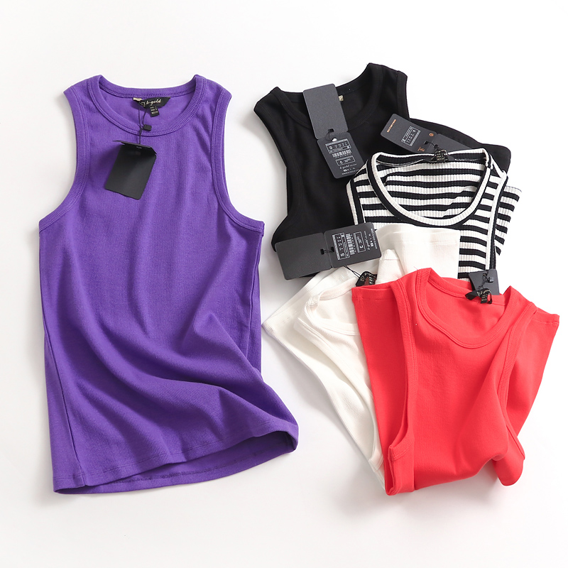 好穿百搭修身显瘦弹力工字背心