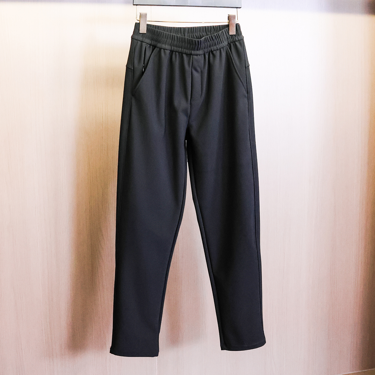 抗风保暖纯色直筒裤百搭休闲裤男