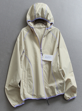 男女皆可穿户外山系宽松廓形中长款2026春季新款长袖轻薄外套W632