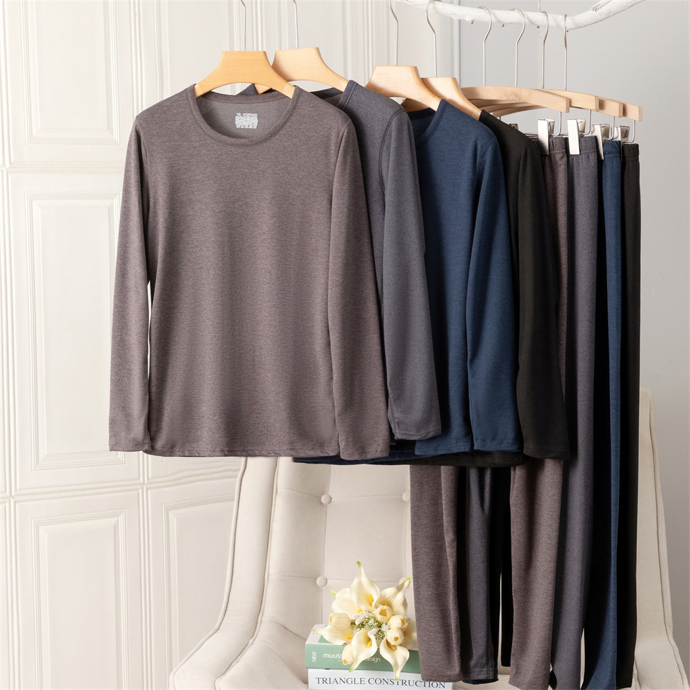 羊绒保暖内衣套装男士秋冬打底