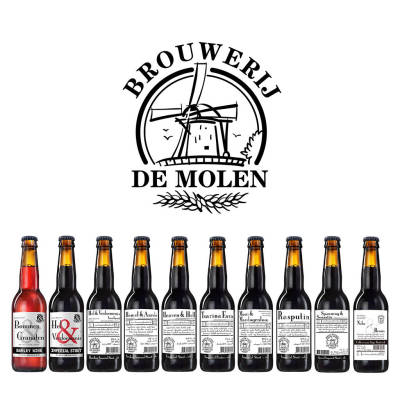 荷兰进口 磨栏风车 De Molen 世涛/波特系列 精酿啤酒