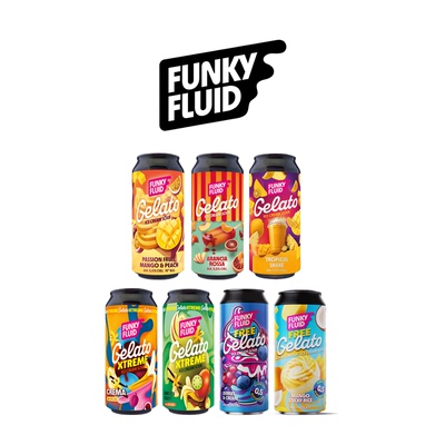 波兰进口 Funky Fluid 放克流体 冰激凌轻果泥酸艾尔/无醇 啤酒