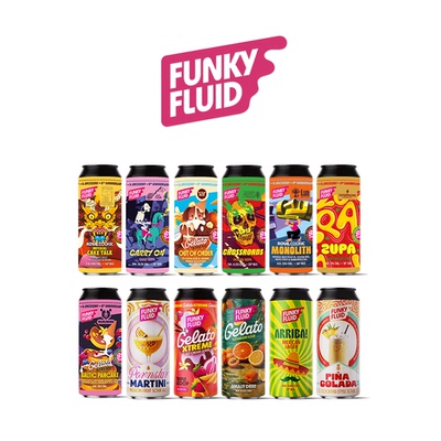 波兰进口 Funky Fluid 放克流体 果泥酸艾尔/IPA 精酿啤酒 500ml