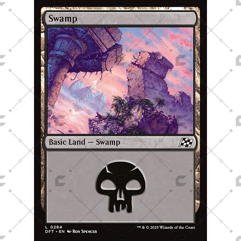 【COPTUS】 万智牌 沼泽 Swamp 英文 DFT-284