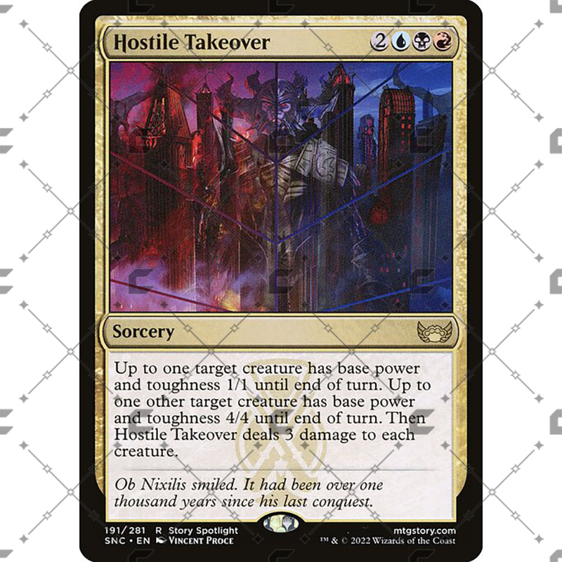 【COPTUS】 万智牌 敌意接管 Hostile Takeover 简中 SNC-191/310