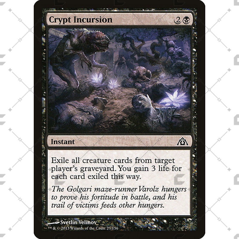万智牌MTG巨龙谜城DGM23入侵墓穴Crypt Incursion中英/闪