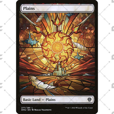 万智牌MTG众志成城DMU277平原Plains中英/闪