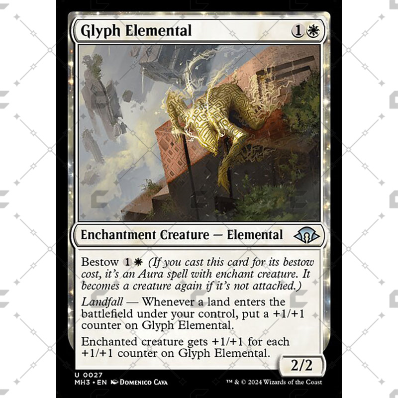 【COPTUS】 万智牌 图符元素 Glyph Elemental 简中 MH3-027
