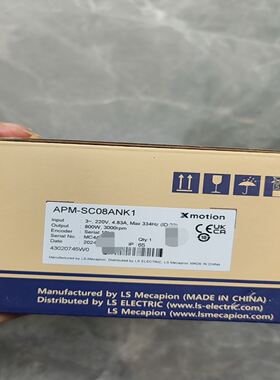 LS伺服电机APM-SC08ANK1，800W功