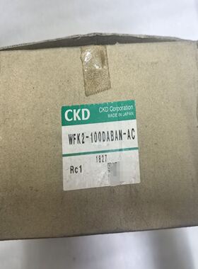 CKD流量计 WFK2-100DABAN-AC，
