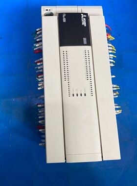PLC模块，型号FX3U-80MR/ES-A，功能完好，