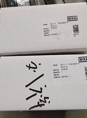 WIKA压力传感器SA-11 10 bar