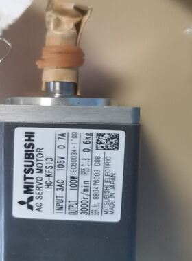 伺服电机HC-KFS13，100W功率，3000转，