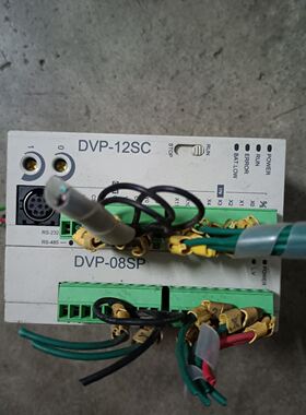 台达PLC，型号DVP12SC11T和DVP08SP11T，