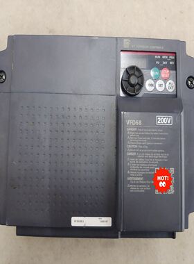 牌子变频器VFD68BLL，成色新，功能包好，螺丝新，风