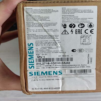 3VL2716-1DC33-0AA0，实物拍摄放