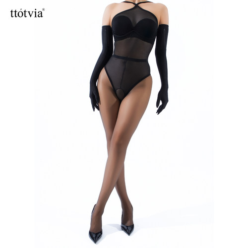 0D致薄极透淡色裸感免脱开裆丝袜