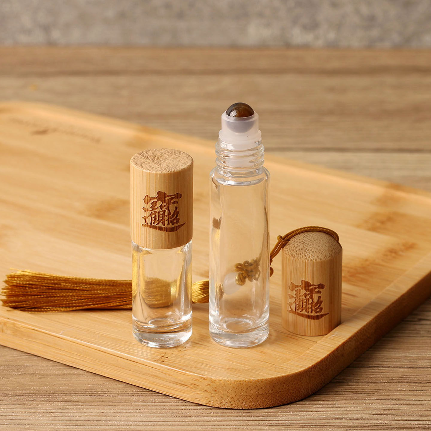 10ml招财猫滚珠瓶精油分装瓶