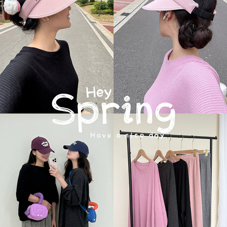 【花生女郎】2025新款春夏柔软舒适宽松健身防晒长袖T恤女 3006,女装/女士精品,毛衣,淘宝优惠券,粉丝福利购,淘宝优惠卷