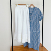 花生女郎 高品质 日系叠穿春夏精美蕾丝花边裤 森女裤 1420