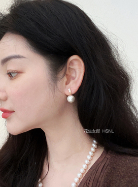 气质无耳洞耳夹耳环仿珍珠耳钉