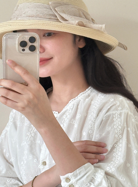 拍照好看的草帽女款2025新款防晒