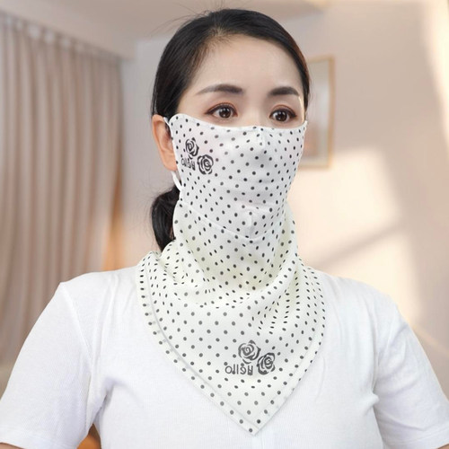 夏季防晒遮脸面纱女士护颈2026新款户外骑行开车全脸遮阳口罩面罩